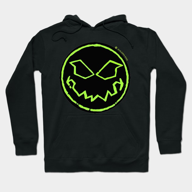 Evil Grin Tribal logo Hoodie by Evil Grin Studios 